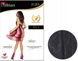 Adrian Hátul varrott harisnyanadrág Mila 20 den Nero 2 (5075)