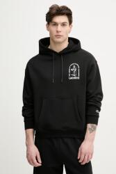 Lacoste férfi pamut kapucnis melegítőfelső - fekete M