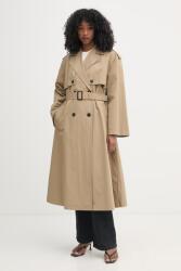 Max Mara női trench pamuttal GIUNCHI - bézs 38