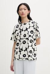 Marimekko női pamut póló - bézs XS