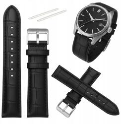 Peyton Rous 20MM-ES Óraszíj Fekete Bőr Univerzális Teleszkópok (5904492848094)