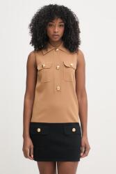 Elisabetta Franchi ruha viszkóz - bézs 42 - answear - 130 990 Ft