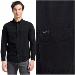 Lee Button Down Black klasszikus fekete férfi pamut ing Regular 3XL (L880BL01)