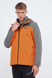Jack Wolfskin szabadidős kabát Taubenberg 3in1 - narancssárga S