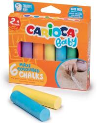 CARIOCA Carioca: Creta colorată pentru asfalt Baby Maxi, set de 6 bucăți (43550C)