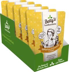 Betty's Felnőtt tasakos macskatáp - Tiszta baromfi - 6 x 250 g