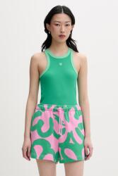 Marimekko top női pamut - zöld M