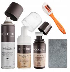 Coccine Nubuk velúr ápoló szett Cipő ápoló impregnáló szürke festék (99951-GRAY)