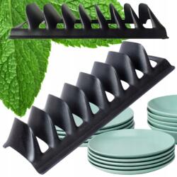 Practic Edénycsepegtető Tányérok Fedél Szárító Egyszintes Fekete Practic (STOT08)