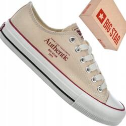 Big Star Női tornacipő Big Star NN274236 ecru alacsony casual textil tornacipő (100565801)