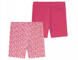 Lupilu rövid leggings 2 db pamut rózsaszín 110/116 4-6 éves méret (372993)