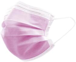 UNIGLOVES Masca Chirurgicală Unigloves Profil Plus, 50 buc, Roz