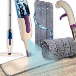 RETOO Lapos Felmosó Padlótisztító Permetezővel 400ml Mikroszálas Utántöltő Szett (R-O038)