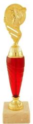 Darteg darts trófea céltábla és kéz nyíllal 32cm, arany