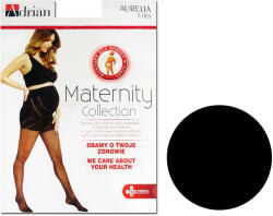 Adrian Harisnyanadrág terhes nőknek 15 den Aurelia Nero 2 (5297)
