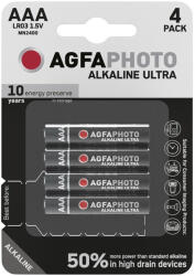 AgfaPhoto Elem mikro AGFAPHOTO Ultra AAA 4 darabos (APUAAA) - papir-bolt