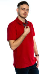 Thomas Jeans galléros póló piros zsebbel