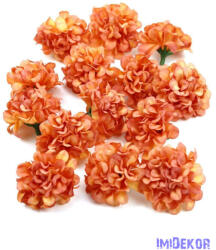  Dekor selyemvirág fej 5cm 14db/csomag - Antik Narancs