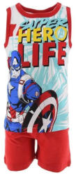 Sun City Bosszúállók Hero Life Red gyerek rövid pizsama (85SEV2021A10)