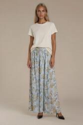 RohBoutique Fusta maxi gri din viscoza cu buzunare Roh FR571