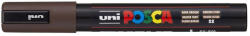 uni Dekormarker, 1, 8-2, 5 mm, UNI "Posca PC-5M", sötétbarna (TUPC5MSB) - onlinepapirbolt