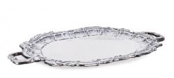 Bizzotto Tava aluminiu alb vintage 33x20.5x2 cm (0187110X) Tava