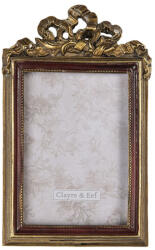 Clayre & Eef Rama foto de masa polirasina aurie 8x1x12 cm (2F0684deco)