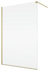 Ronal Paravan dus tip walk-in, Sanswiss Easy STR4P, sticla transparenta, profil auriu periat, 90 x 200 cm, sticla 8 mm, Ronal (STR4P0901307)