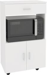 haaus Dulap mobil bucatarie Arno, 1 Sertar, 2 Usi, Alb, 60 x 35 x 100 cm (924805)