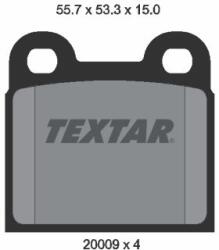 TEXTAR Set placute frana TEXTAR 2000906 (2000906)