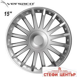 Versaco Тасове за джанти 15'' Versaco Crystal Silver (56229) - steficenter