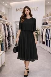 Modi style Rochie midi negru-Xl