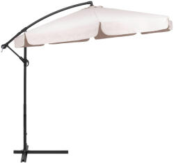 Brius Umbrela de gradina cu brat lateral banana, cu husa, 300cm, bej (GU-0045)
