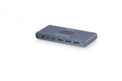 Assmann Assmann-DIGITUS USB-C 3.0 HDMI KVM kapcsoló, 2 portos, 4K60Hz, Core Line - DS-12855 (DS-12855)