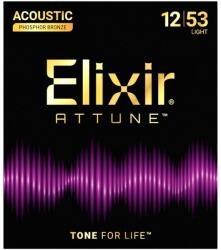 Elixir 21052 Phosphor Bronze Attune Light akusztikus húrkészlet, 12-53
