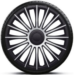 Autonova 17"-os Austin Silver-Black dísztárcsa garnitúra (4darab) (JACKY17150_1)