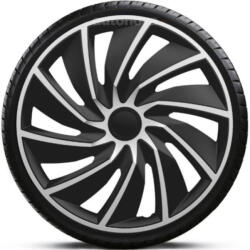 Autonova 14"-os Turbo Silver Black dísztárcsa garnitúra (4darab) (ARG14TURBOSB_1)