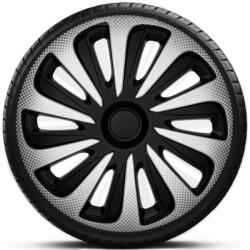 Autonova 15"-os Caliber Carbon Silver-Black dísztárcsa garnitúra (4darab) (ARG15CALIBERCSB_1)