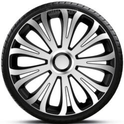 Autonova 16"-os Avera Silver-Black dísztárcsa garnitúra (4darab) (ARG16AVERASB_1)