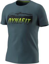 Dynafit Transalper Graphic S/S Tee M férfi funkcionális póló XXL / szürke/sárga