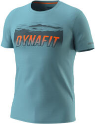 Dynafit Transalper Graphic S/S Tee M férfi funkcionális póló XXL / kék/fekete