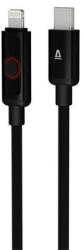 AVAX Töltőkábel, USB-C - lightning (Apple), 27W, 1 m, AVAX CB651 Pulsey, szürke (AXCB651) (AXCB651)
