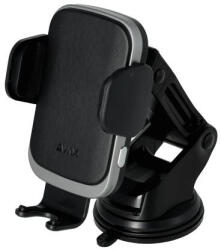AVAX Autós töltő, vezeték nélküli, szellőzőrácsra/szélvédőre, AVAX WH601 Freely+, fekete (AXWH601) (AXWH601)