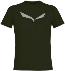 Salewa Solidlogo Dri-Rel M S/S Tee férfi póló XXL / zöld/szürke