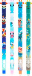 Happy Color Roller gel cu rescriere, Happy Color, Aqua Cutie, albastru, 0.5mm, 36 buc/set HA412001AC-3KP36