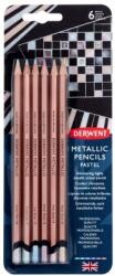 Derwent Creioane colorate Derwent Professional Metallic, blister, 6 culori/set, metalizate 2305602