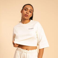GymBeam Tricou pentru femei Cropped Serenity Ivory - BeastPink - GymBeam - vexio