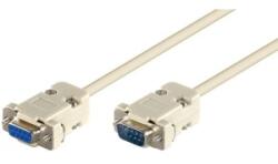 Goobay Cablu Serial RS232 D-SUB 9p Tata - D-SUB 9p Mama, 2m, Goobay (CABLE-DSUB9P-M/F-2.0) - trada