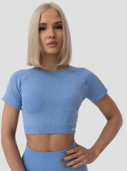 GymBeam Tricou pentru femei FLO Crop Top Blue - GymBeam - pcone