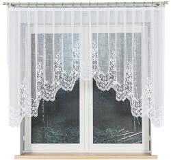 Markizeta BERENIKA Napellenző függöny, jacquard, fehér, 330x130cm (MAR_50648)